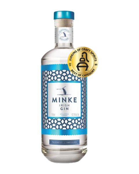 Bottle of Minke Irish Gin